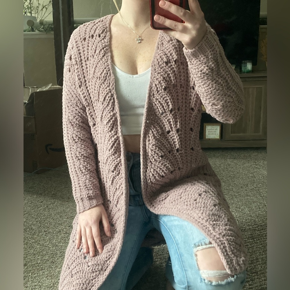 Moon and Madison Knitted Cardigan Full Length